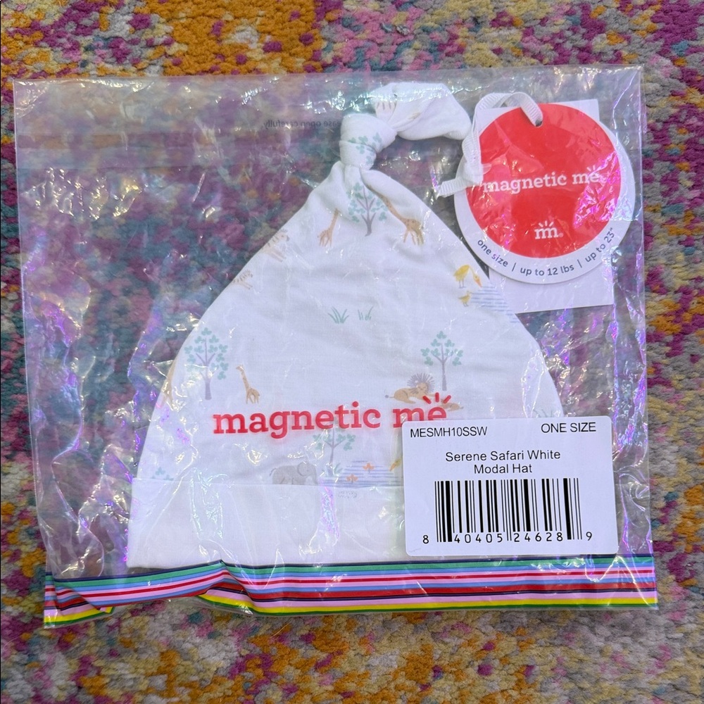 Magnetic Me Safari Print White Hat